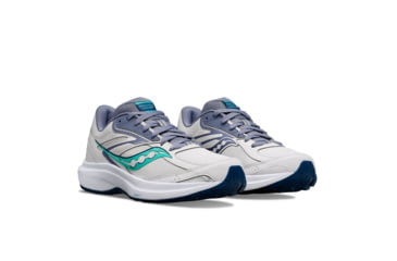 Image of Saucony Cohesion 17 Shoes - Womens, Fog/Mint, 8.5, Medium, S10943-103-020-M-8.5