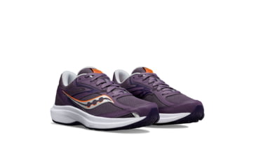 Image of Saucony Cohesion 17 Shoes - Womens, Lupine/Vizired, 9, Medium, S10943-104-500-M-9