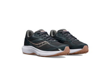 Image of Saucony Cohesion 17 Shoes - Womens, Shadow/Lotus, 10.5, Wide, S10944-101-010-W-10.5