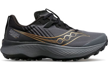 Image of Saucony Endorphin Edge Trail Shoes - Mens, Black/Goldstk, 13, Medium, S20773-10-001-M-130