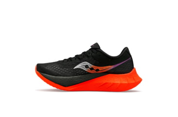 Image of Saucony Endorphin Pro 4 Shoes - Womens, Black/Vizired, 6.5, Medium, S10939-127-001-M-6.5