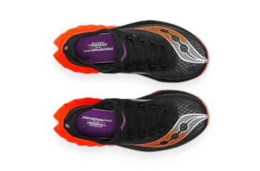 Image of Saucony Endorphin Pro 4 Shoes - Womens, Black/Vizired, 6.5, Medium, S10939-127-001-M-6.5