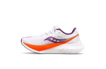 Image of Saucony Endorphin Pro 4 Shoes - Womens, White/Violet, 10.5, Medium, S10939-129-100-M-10.5