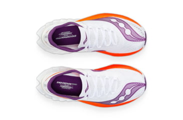 Image of Saucony Endorphin Pro 4 Shoes - Womens, White/Violet, 10.5, Medium, S10939-129-100-M-10.5