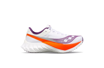 Image of Saucony Endorphin Pro 4 Shoes - Womens, White/Violet, 10.5, Medium, S10939-129-100-M-10.5