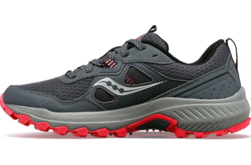 Image of Saucony Excursion TR16 Trail Shoes - Womens, Grey/Coral, 5.5, Medium, S10744-40-027-M-5.5