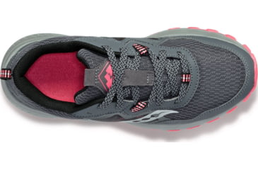 Image of Saucony Excursion TR16 Trail Shoes - Womens, Grey/Coral, 5.5, Medium, S10744-40-027-M-5.5