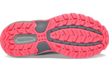 Image of Saucony Excursion TR16 Trail Shoes - Womens, Grey/Coral, 5.5, Medium, S10744-40-027-M-5.5