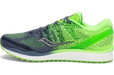 Image of Saucony Freedom ISO 2 Road Running Shoes - Mens, Grey/Slime, Medium, 9, S20440-4-9