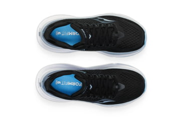 Image of Saucony Guide 17 Shoes - Womens, Black/Fog, 11, Wide, S10937-100-001-W-11