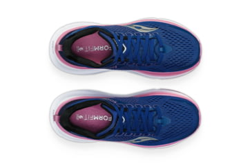 Image of Saucony Guide 17 Shoes - Womens, Navy/Orchid, 6.5, Wide, S10937-106-410-W-6.5