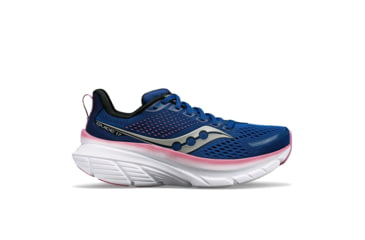 Image of Saucony Guide 17 Shoes - Womens, Navy/Orchid, 6.5, Wide, S10937-106-410-W-6.5