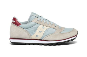 Image of Saucony Jazz Lowpro Casual Shoe - Womens, Grey/Red, Medium, 7.5, S1866-286-Medium-7.5