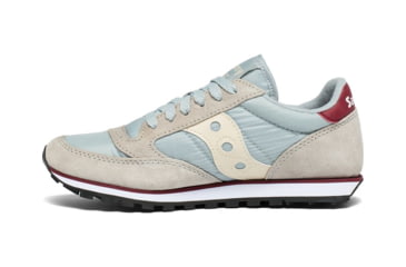 Image of Saucony Jazz Lowpro Casual Shoe - Womens, Grey/Red, Medium, 7.5, S1866-286-Medium-7.5