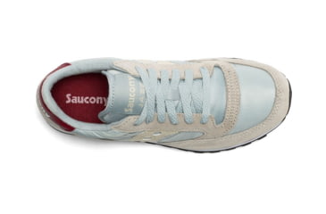 Image of Saucony Jazz Lowpro Casual Shoe - Womens, Grey/Red, Medium, 7.5, S1866-286-Medium-7.5
