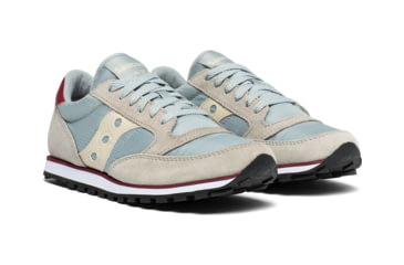 Image of Saucony Jazz Lowpro Casual Shoe - Womens, Grey/Red, Medium, 7.5, S1866-286-Medium-7.5