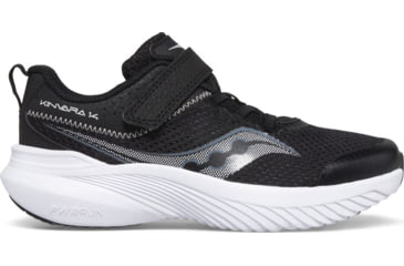Image of Saucony Kinvara 14 A/C Sneakers - Kids, Black/Grey, 7, Wide, SK267270-W-7