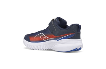 Image of Saucony Kinvara 14 A/C Sneakers - Kids, Navy/Red, 12, Wide, SK267644-W-12