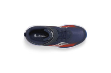 Image of Saucony Kinvara 14 A/C Sneakers - Kids, Navy/Red, 12, Wide, SK267644-W-12
