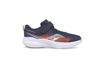 Image of Saucony Kinvara 14 A/C Sneakers - Kids, Navy/Red, 12, Wide, SK267644-W-12