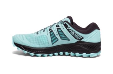 Image of Saucony Peregrine ISO Running Shoes - Womens, Aqua/Grey, 5, S10483-2-5