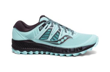 Image of Saucony Peregrine ISO Running Shoes - Womens, Aqua/Grey, 5, S10483-2-5