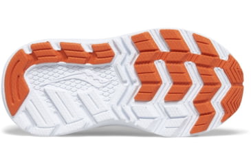 Image of Saucony Ride 10 JR Sneakers - Kids, Grey/Orange, 12, Wide, SL267314-W-12