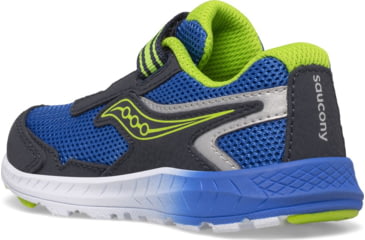 Image of Saucony Ride 10 JR Sneakers - Kids, Navy/Green, 10, Wide, SL266043-W-100