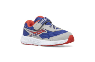 Image of Saucony Ride 10 JR Sneakers - Kids, Navy/Red, 11, Wide, SL267484-W-11