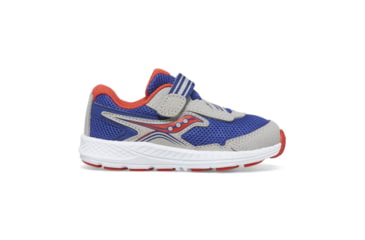 Image of Saucony Ride 10 JR Sneakers - Kids, Navy/Red, 11, Wide, SL267484-W-11