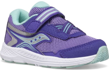 Image of Saucony Ride 10 JR Sneakers - Kids, Purple, 11, Wide, SL166287-W-110