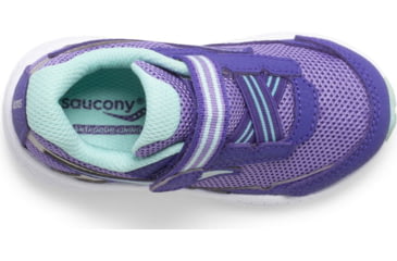 Image of Saucony Ride 10 JR Sneakers - Kids, Purple, 11, Wide, SL166287-W-110