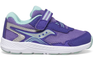 Image of Saucony Ride 10 JR Sneakers - Kids, Purple, 11, Wide, SL166287-W-110