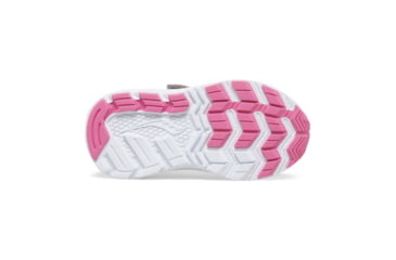 Image of Saucony Ride 10 JR Sneakers - Kids, Silver/Pink, 11, Wide, SL167483-W-11