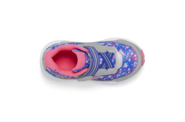 Image of Saucony Ride 10 JR Sneakers - Kids, Silver/Pink, 11, Wide, SL167483-W-11