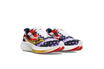 Image of Saucony Ride 17 Shoes - Womens, Stars/Stripes, 5, Medium, S10924-76-399-M-5