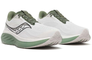 Image of Saucony Ride 18 - Mens, White/Olivine, 12, S21000-138-M-12
