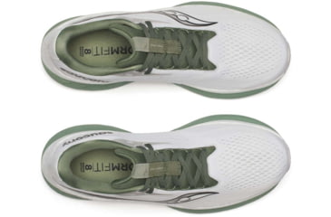 Image of Saucony Ride 18 - Mens, White/Olivine, 12, S21000-138-M-12