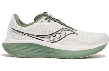 Image of Saucony Ride 18 - Mens, White/Olivine, 12, S21000-138-M-12