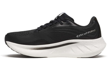 Image of Saucony Ride 18 - Womens, Black/White, 10, S11000-100-M-10