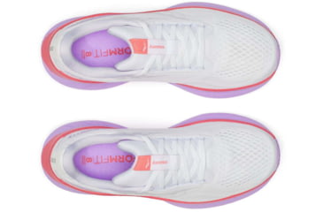 Image of Saucony Ride 18 - Womens, White/Coral, 10, S11000-240-M-10