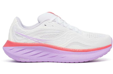 Image of Saucony Ride 18 - Womens, White/Coral, 10, S11000-240-M-10