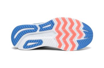Image of Saucony Ride ISO 2 Road Running Shoe - Womens, Blue/Coral, Medium, 5, S10514-1-Medium-5