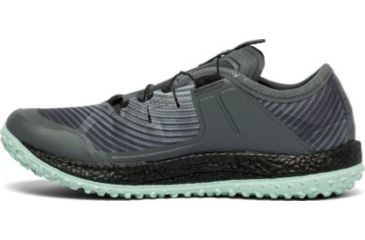 Image of Saucony Switchback ISO Trail Running Shoes - Womens, Grey/Mint, Medium, 6.5, S10482-1-6.5