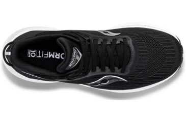 Image of Saucony Triumph 21 Shoes - Womens, Black/White, 9, Wide, S10882-10-001-W-9