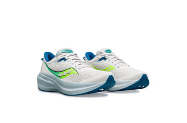 Image of Saucony Triumph 21 Shoes - Womens, Fog/Mint, 7.5, Medium, S10881-117-020-M-7.5