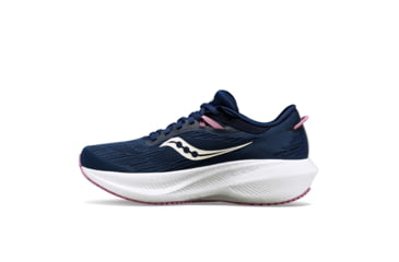 Image of Saucony Triumph 21 Shoes - Womens, Navy/Orchid, 5.5, Medium, S10881-105-410-M-5.5