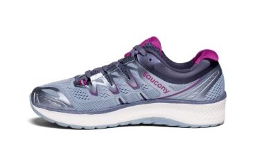 Image of Saucony Triumph Iso 4 Road Running Shoes - Womens, Fog/Grey/Purple, 6 US S10413-1-6  US
