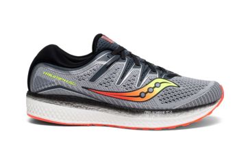 Image of Saucony Triumph ISO 5 - Men's, Grey/Black, Medium, 15, S20462-1-Medium-15