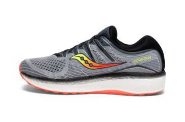 Image of Saucony Triumph ISO 5 Road Running Shoe - Mens, Grey/Black, Medium, 7, S20462-1-Medium-7